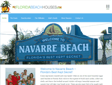 Tablet Screenshot of myfloridabeachhouses.com
